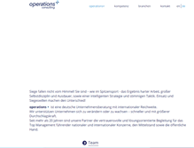 Tablet Screenshot of operationsplus.com